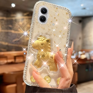 马上有钱本命年适用redmi红米turbo4Pro手机壳春节9 女款12极速版/2026年turbo3防摔13 透明10外壳12保护套13