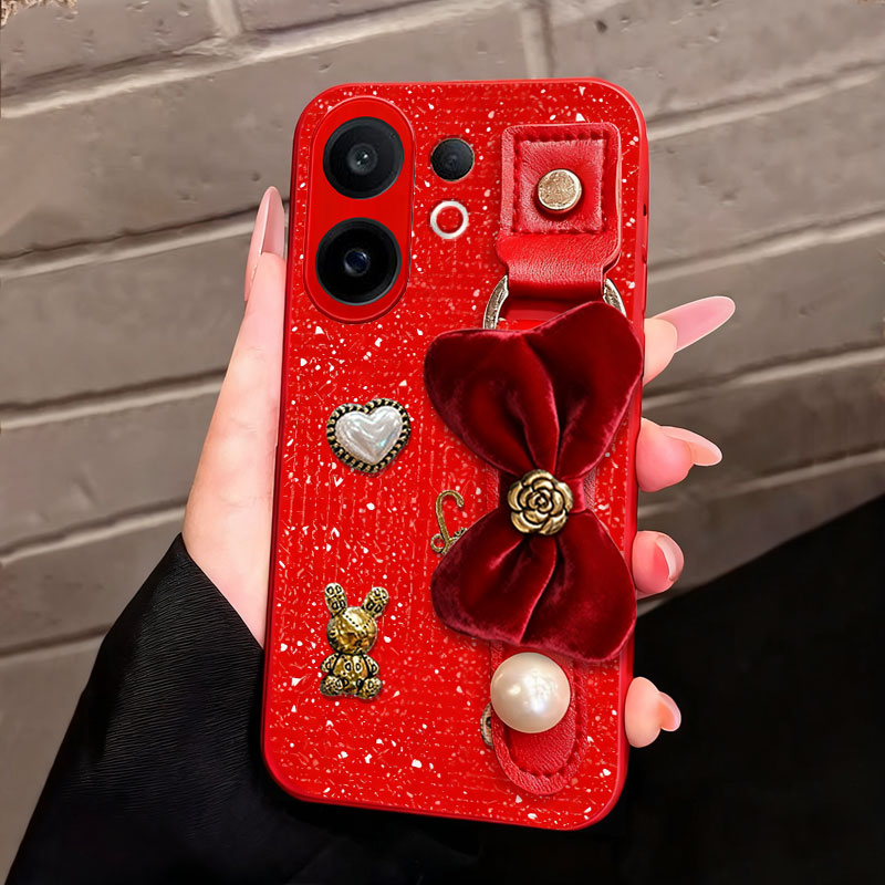 2026马年新年款，磨砂光闪皮，防摔耐磨