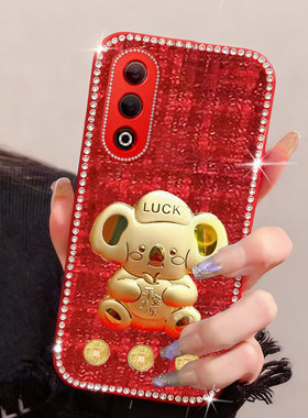 红色新年平安适用OPPOK12手机壳结婚k7x防摔K10x针织k5新款K13x/2026年K10保护套A3 本命年K12x女款K9x春节k7