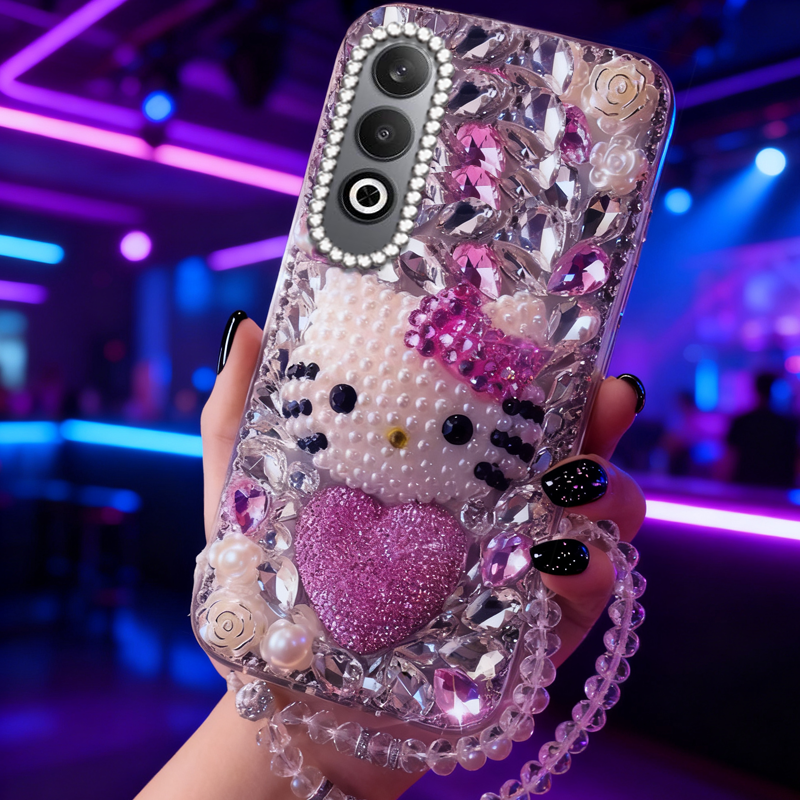 高端奢华镶钻手机壳，不掉钻，不发黄