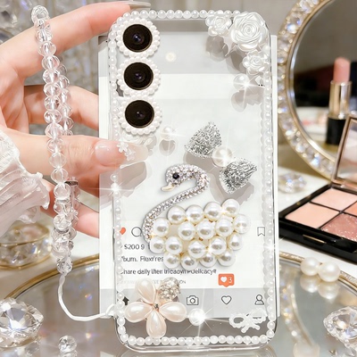 马年高级镶钻适用三星A56 5G手机壳/2026年S22新年A22 5G外壳A55 5G网红S25+高级感A53 5G女款A23防摔A54 5G