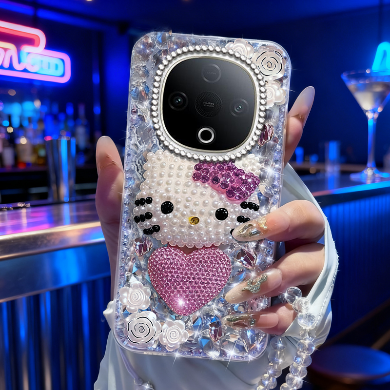 高端奢华镶钻手机壳，不掉钻，不发黄