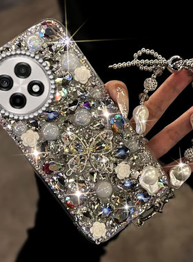 满钻奢华高级水钻适用oneplus一加ace5手机壳外壳11R全包9Pro/2025年12女款Ace2网红ace5至尊版高级感ace5Pro