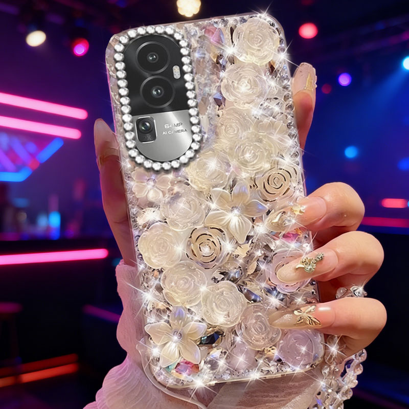 高端奢华镶钻手机壳，不掉钻，不发黄