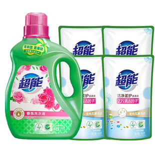 超能香氛洗衣液自然清香实惠家用洁净温和易漂官方旗舰店CX