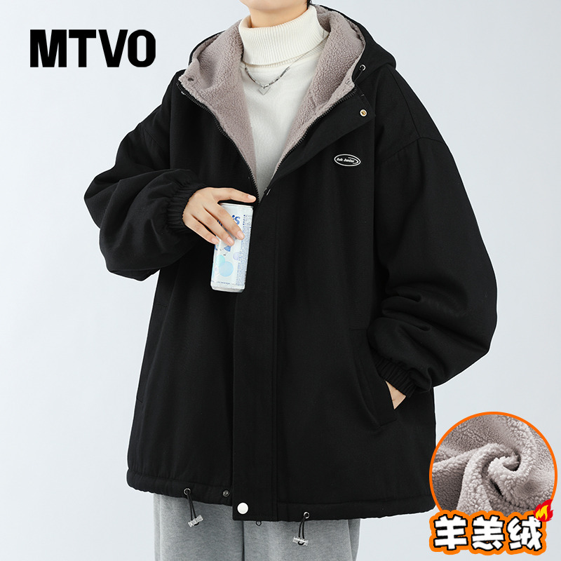 羊羔绒加厚棉衣秋冬季