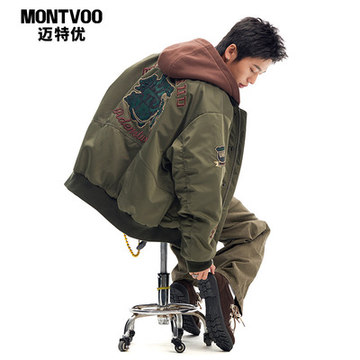 【过冬神器】连帽加厚工装羽绒服