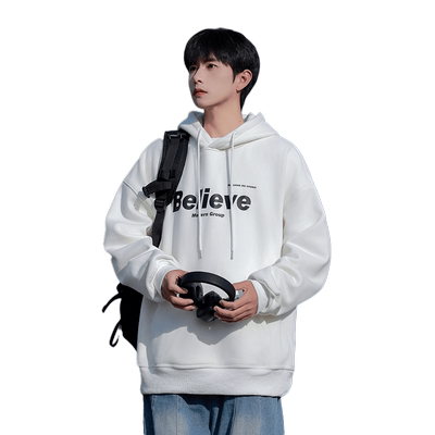 美式潮牌连帽卫衣男士2025新款