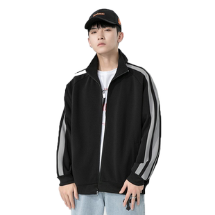 外套男2026新款春秋款潮流运动秋季夹克ins潮牌港风日系宽松上衣