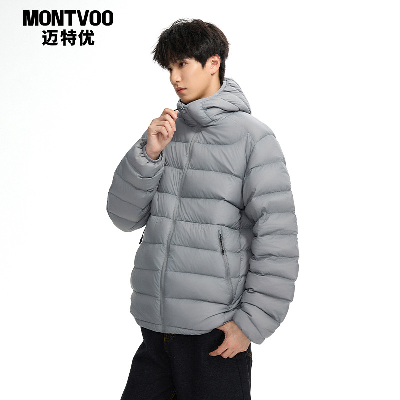 【保暖不臃肿】90白鸭绒羽绒服男