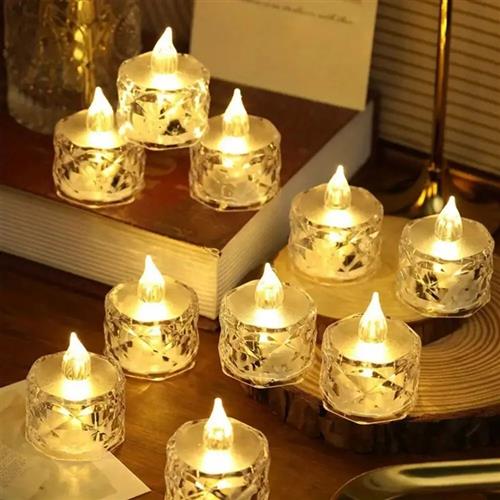 24pcs LED Electronic Candle Lights Battery Powered Flameless