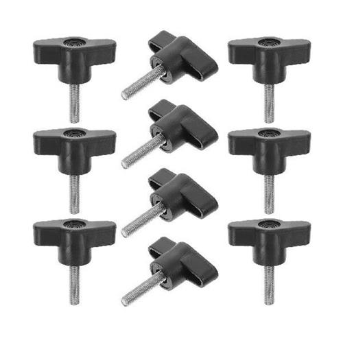 10 Pcs Hand Screw Wing Nut Thumb Screws Z-shaped Knurled