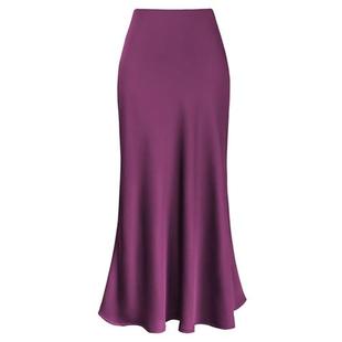 fishtail 魚(yú)尾半身裙 slim High fit 純色高腰修身 waisted skirt