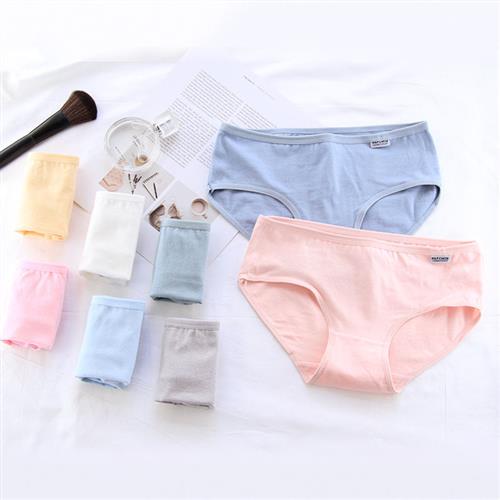 1Pack Womens Sexy Underwear Lace Band Cotton Thong Panties