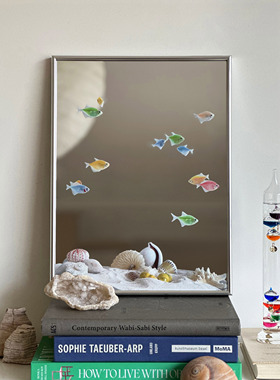 【鱼缸镜画】贝壳海洋现代中古客厅书房卧室装饰挂画家居艺术摆件