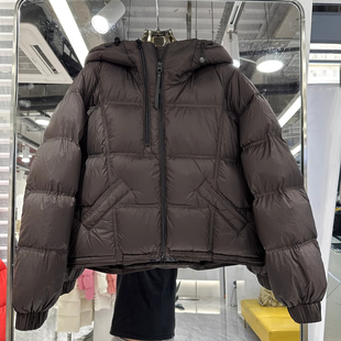 大码短款连帽新国际90白鸭绒羽绒服男女冬季时尚加厚面包服外套潮