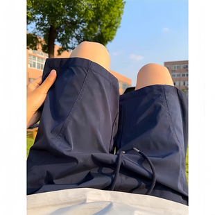 大码300斤速干短裤男夏季薄款冰丝篮球运动裤美式斜切休闲五分裤2