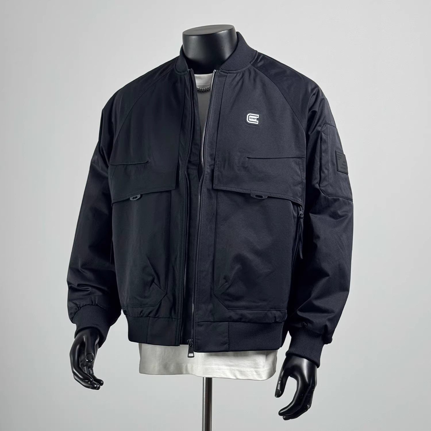 大码春秋工装棒球领夹克男日系复古百搭宽松上衣休闲棒球服外套,男装,衬衫,淘宝优惠券,粉丝福利购,淘宝优惠卷