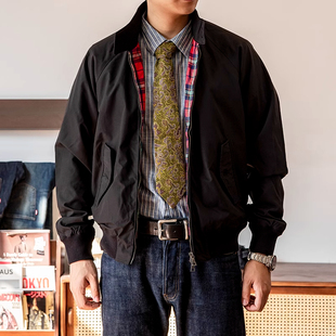 大码哈灵顿夹克男秋美式复古哈林顿工装阿美咔叽G9防风机车外套男