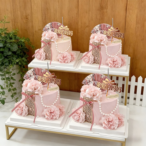 亲爱的妈妈节日快乐亚克力蛋糕