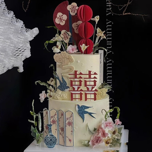 新中式婚礼蛋糕装饰插件