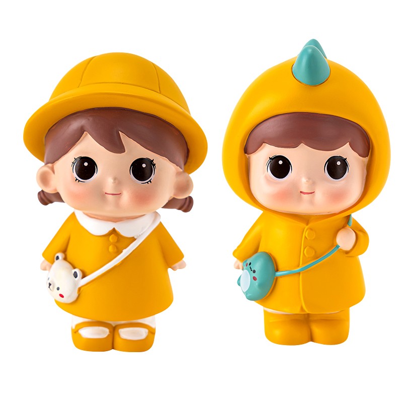 萌萌男孩女孩儿童生日蛋糕装