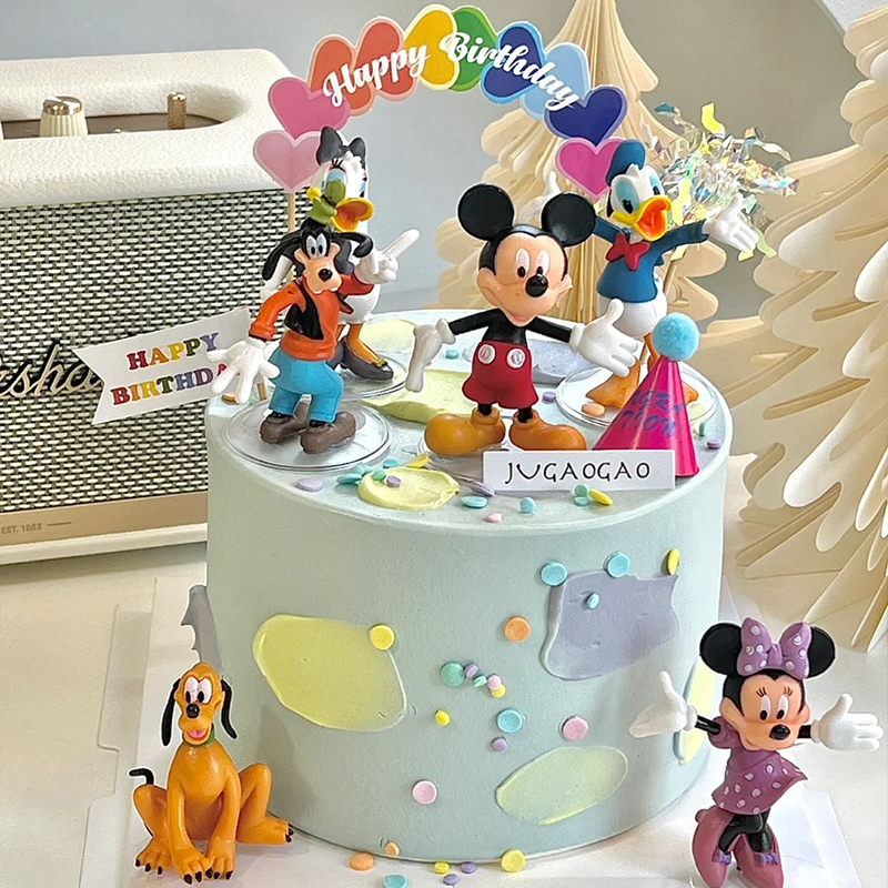 儿童生日蛋糕装饰可爱小老鼠