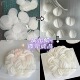 高级氛围感女生女神生日蛋糕装 饰圆形威化纸糯米纸花朵花瓣插件