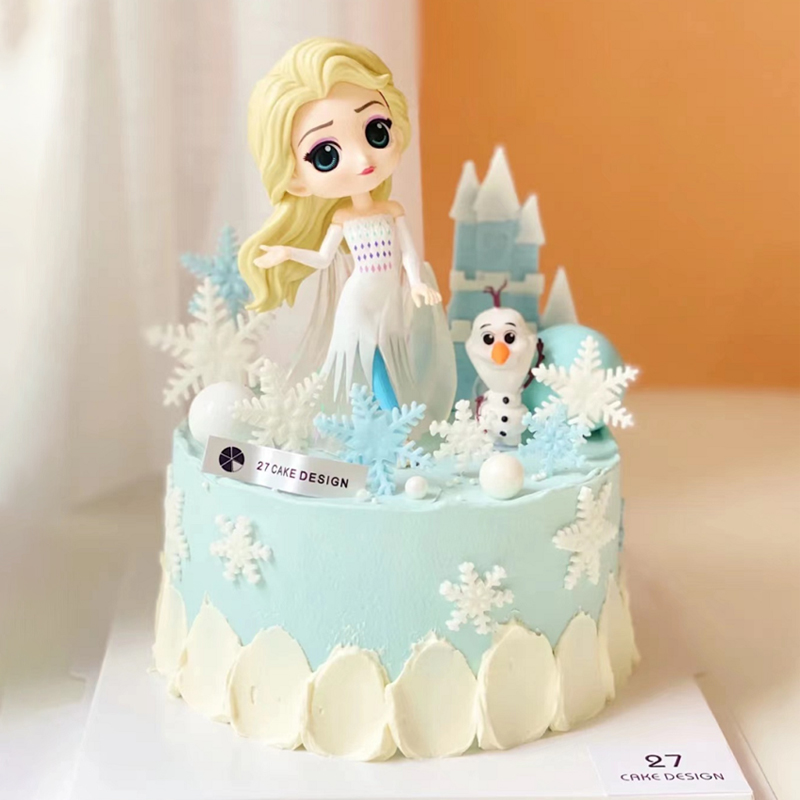 卡通冰雪女王艾莎公主