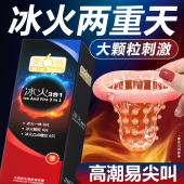 第六感冰火两重天螺纹大颗粒避孕套情趣刺激安全套持久男官方正品