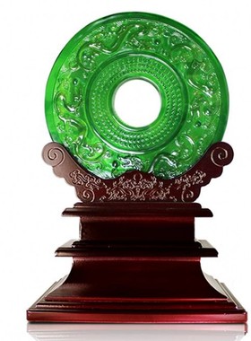 古法琉璃B-PTFM0073和氏壁 客厅 书房 办公室商务礼品摆件珍藏品
