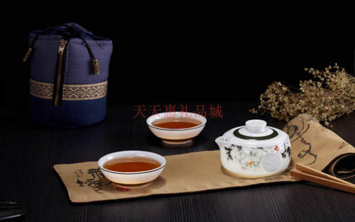 富贵荣华旅行茶具套装YHY-ZFL001A送朋友企业单位职工福利礼品