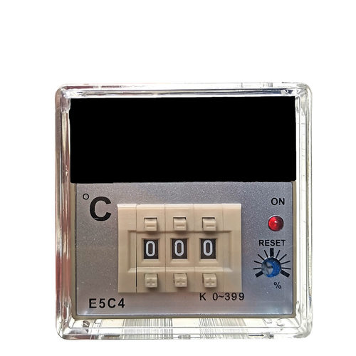 厂家 E5C4-R20K温控器AC220V数显温度表K型0-399℃恒温控制仪表器