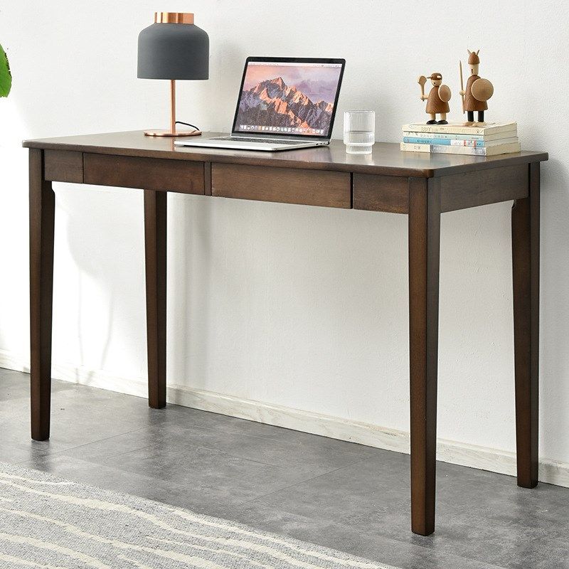 实木书桌学生家用书法写字桌日式简约现代书房电脑办公桌,住宅家具,电脑桌,淘宝优惠券,粉丝福利购,淘宝优惠卷