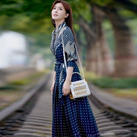 Весеннее платье, юбка, элитный модный лонгслив, городской стиль, европейский стиль