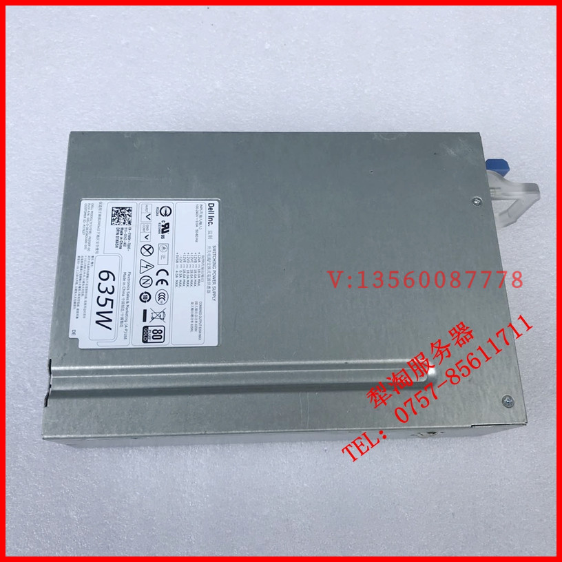 DELL T5600 T3600 635W NVC7F 01K45H D635EF-00 F635EF-00电源