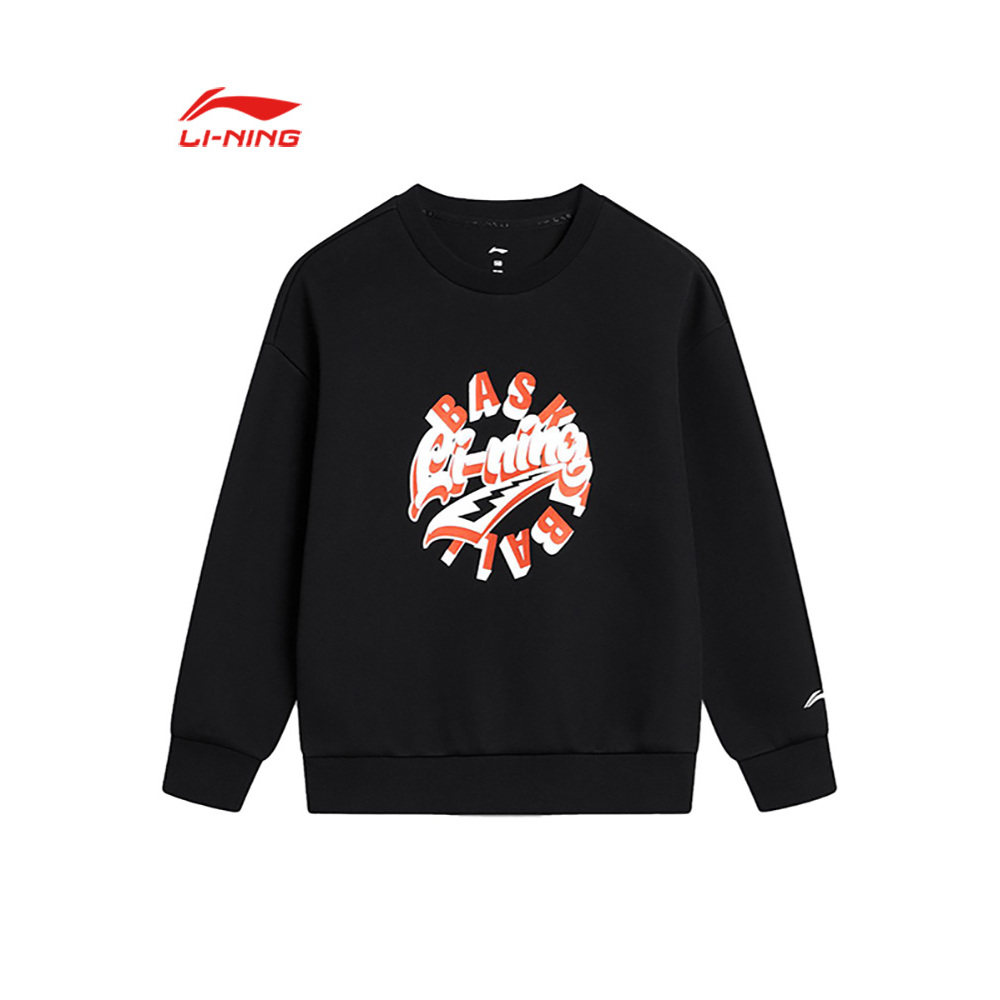 Lining/李宁正品篮球系列儿童运动圆领印花休闲套头卫衣YWDT381,童装/婴儿装/亲子装,卫衣/绒衫,淘宝优惠券,粉丝福利购,淘宝优惠卷