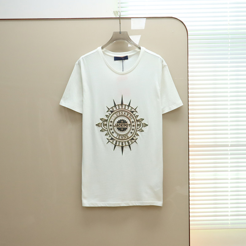 意大利奢品Tru撤柜  男款 圆领印花短袖T恤 B951