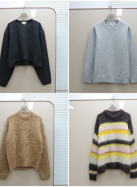 北欧风CS 女款  圆领羊毛混纺针织衫合集 F151