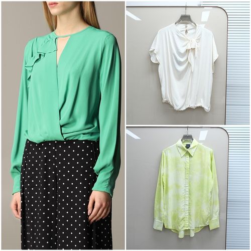 意大利轻奢PK0撤柜 女款  真丝衬衫合集 B740