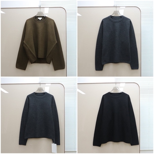 合集 100高温压缩羊毛圆领针织衫 F013 女款 北欧风CS