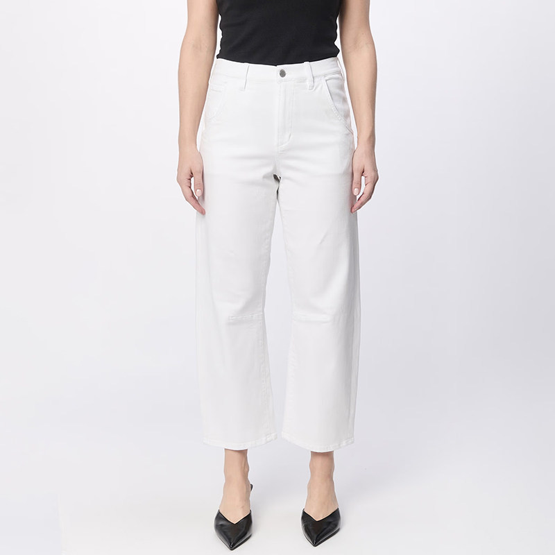 美式丹宁DJ 女款 高腰宽松筒型牛仔裤 F619