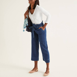 上衣 亲肤莫代尔荷叶V领七分袖 2213 女款 英伦BD