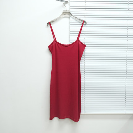 美系CH 女款 简约吊带针织连衣裙 5031