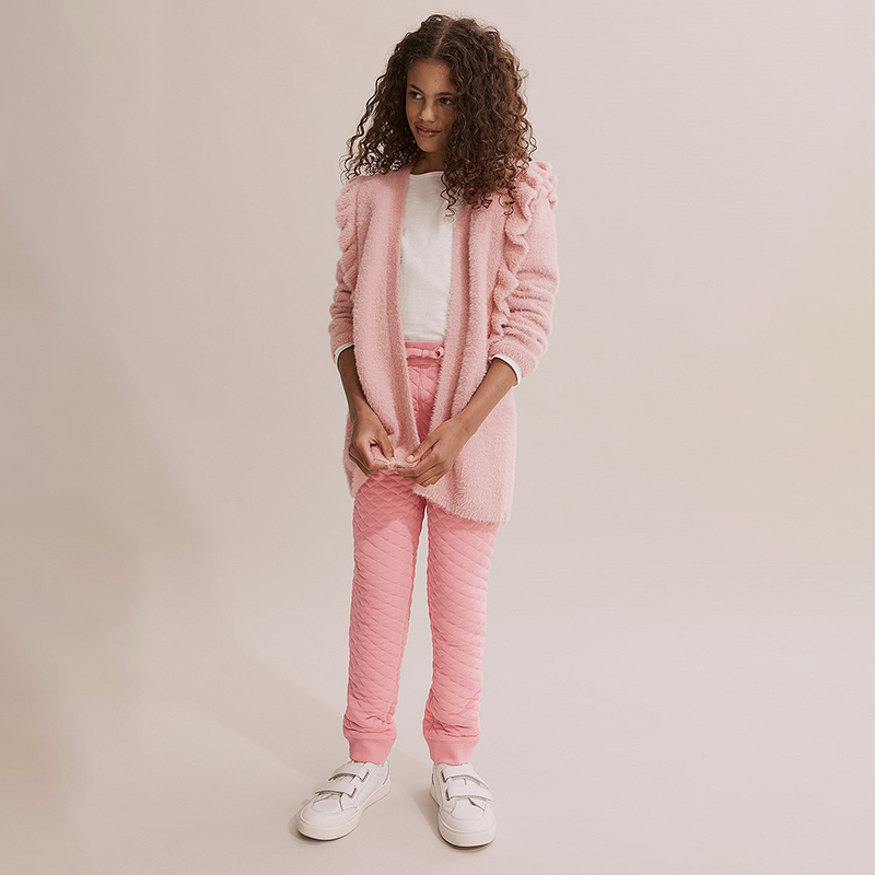 澳洲轻奢C0UNTRY  童装 荷叶边蓬松柔软针织开衫 D344