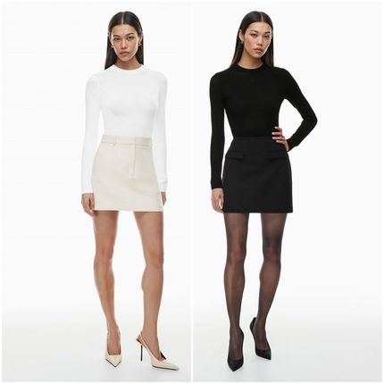 加拿大红牌 女款 塑形纱线纹理镂空圆领长袖针织衫 5078