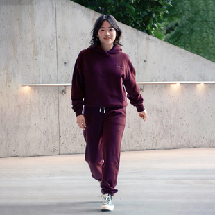 松紧腰抽绳抓绒收脚卫裤 F892 女款 美系户外BE@