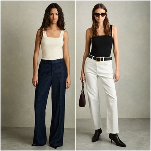 9591 方领针织背心 英伦简约RS 女款