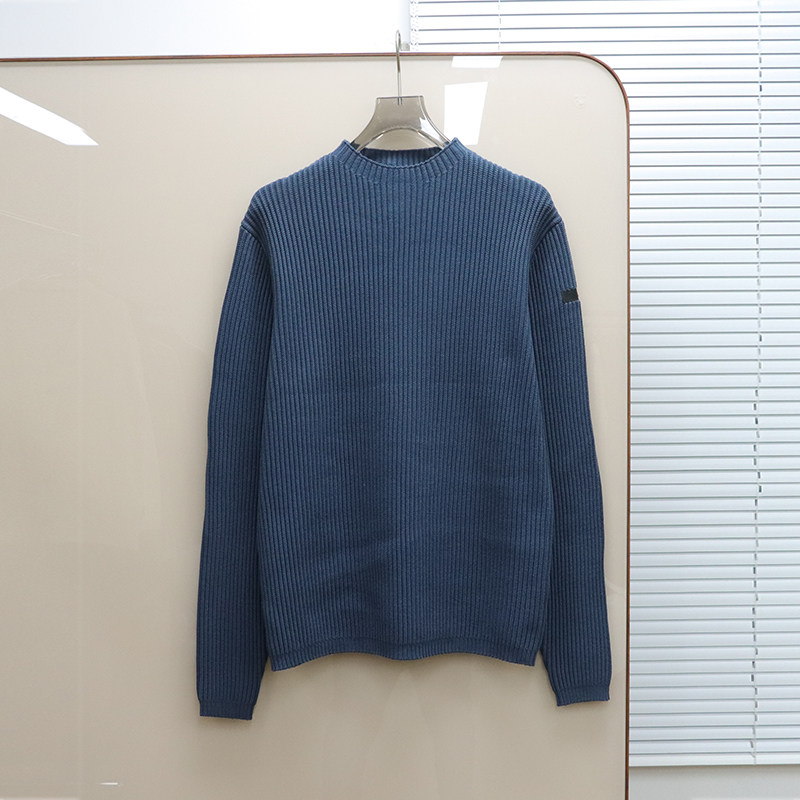 意大利海洋运动轻奢RR 男款  简约半高领罗纹长袖针织衫 E277