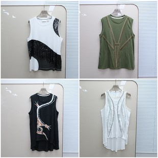 A879 圆领镶片背心合集 澳洲S@SS 女款
